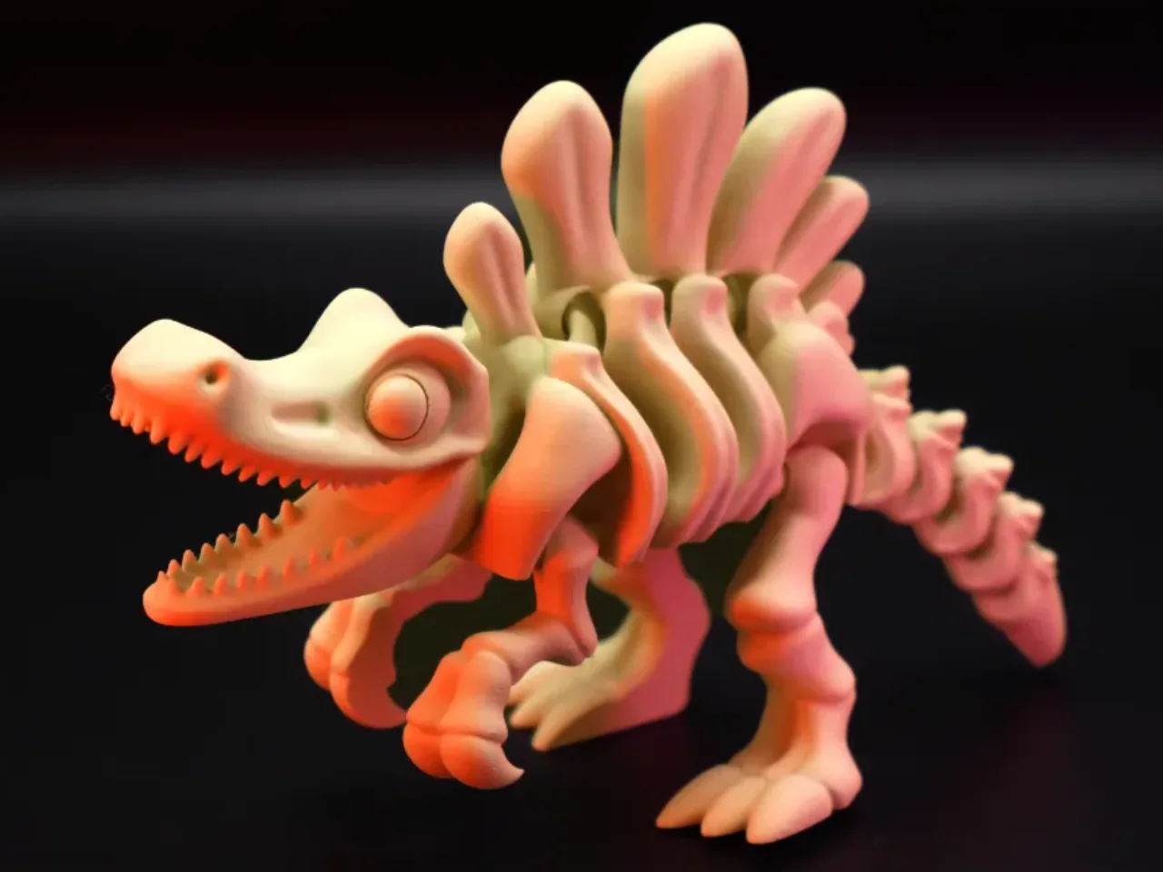 Flexi Espinossauro Esquelético Dinossauro