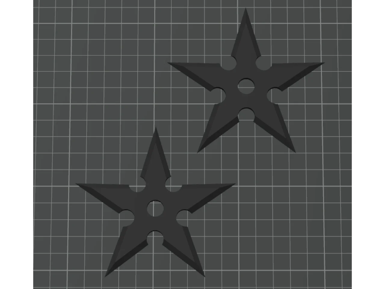Conjunto de Shurikens Ninja