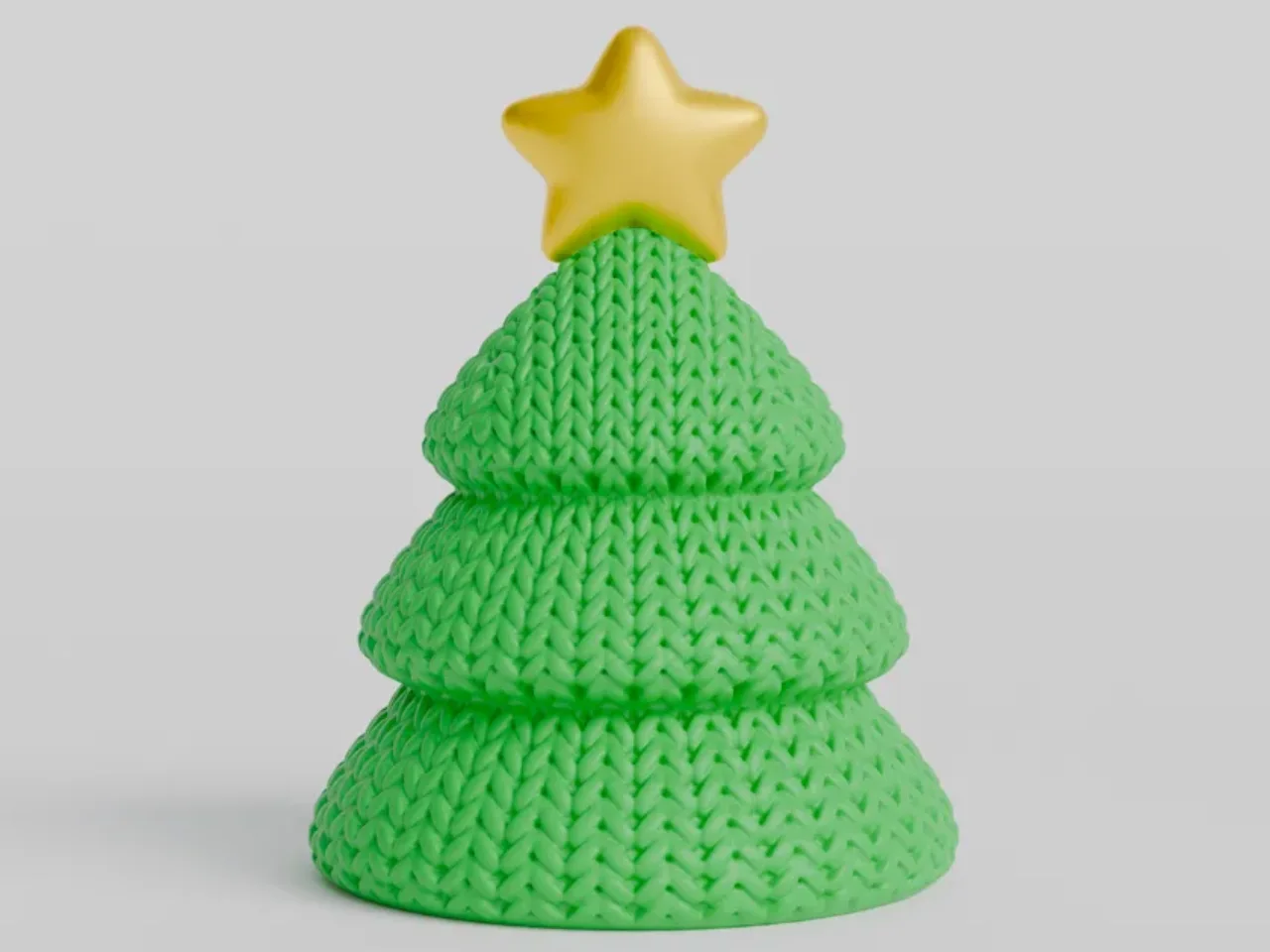 Árvore de Natal de Tricô