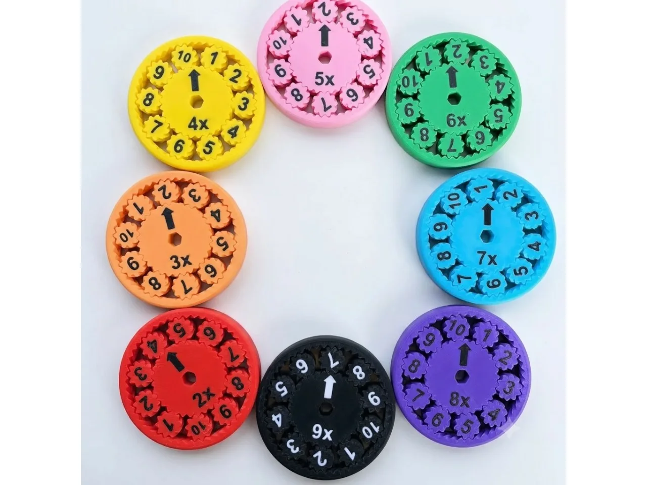 Fidget Spinners de Multiplicação e Divisão
