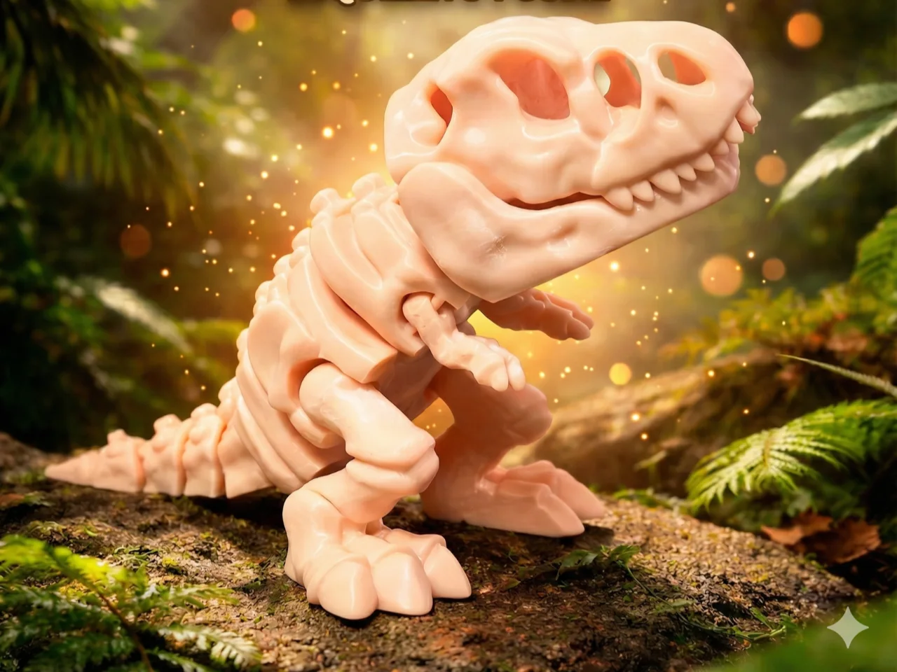 Skeleton T-Rex 14 cm