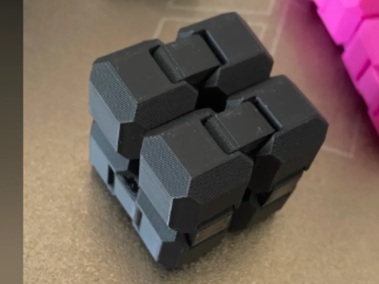 Brinquedo de Fidget Cubo Infinito Cores Variável